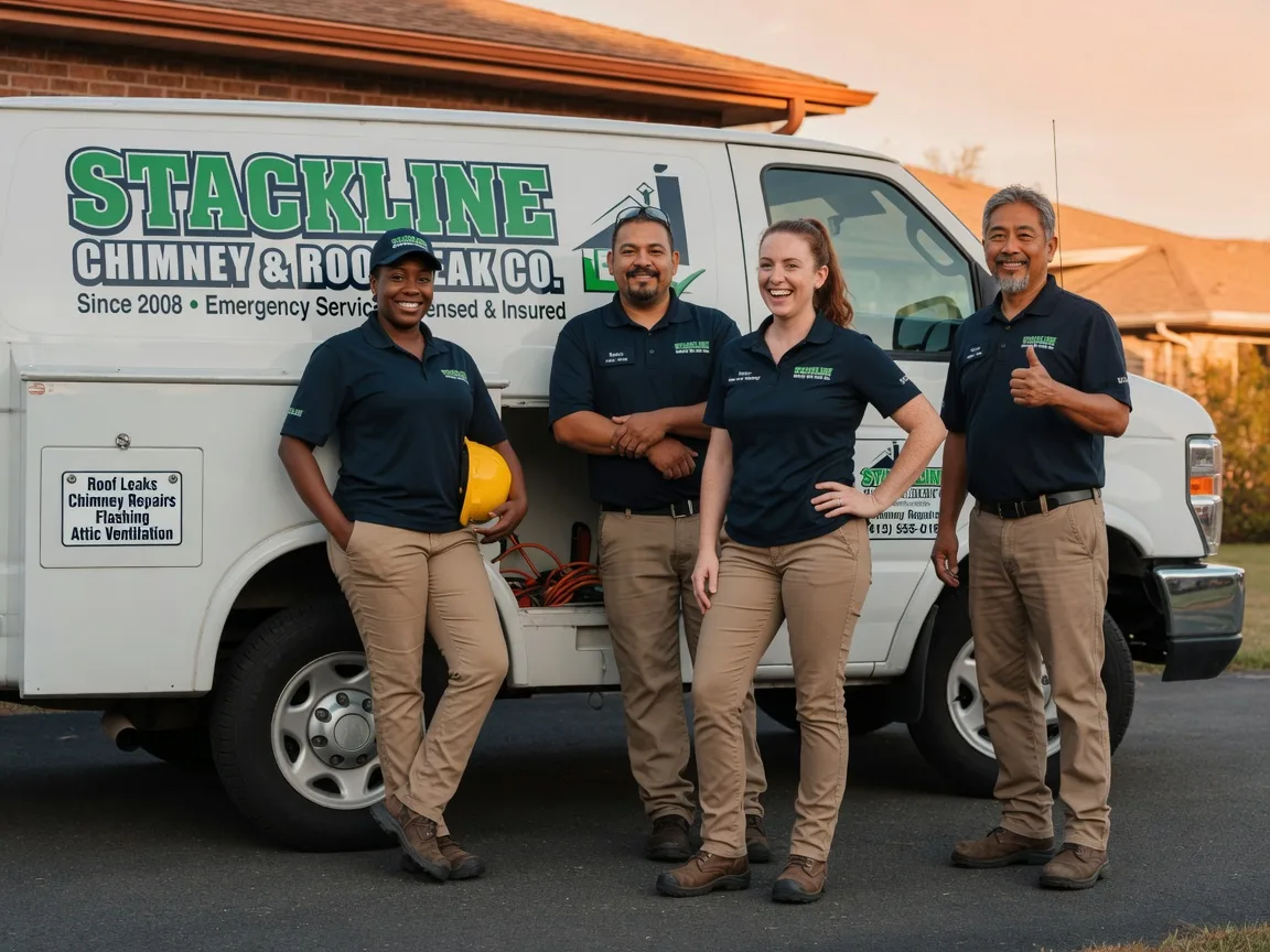 Chimney flashing repair company in Arcadia, IA
